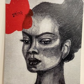 Открытка из серии «Великие женщины мира. Фрида Кало» 