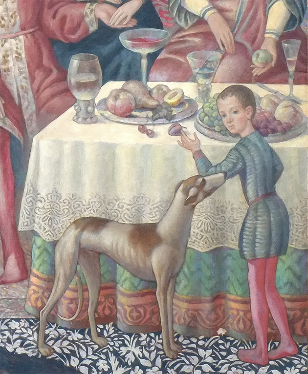 Триптих «Эмблема Сословий»: Соблазн.(фрагмент картины)