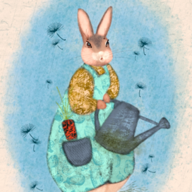 Зайка садовник