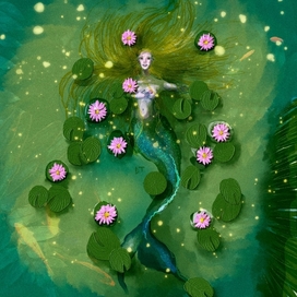 Русалка и кувшинки | Русальная неделя 