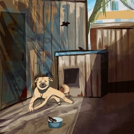 Рекс и воробьи 