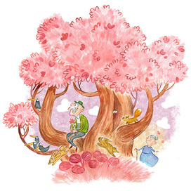 Под деревом