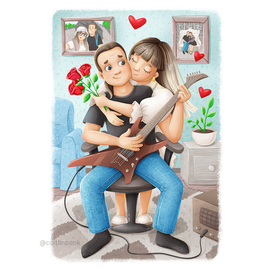 Портрет "Влюбленная пара"