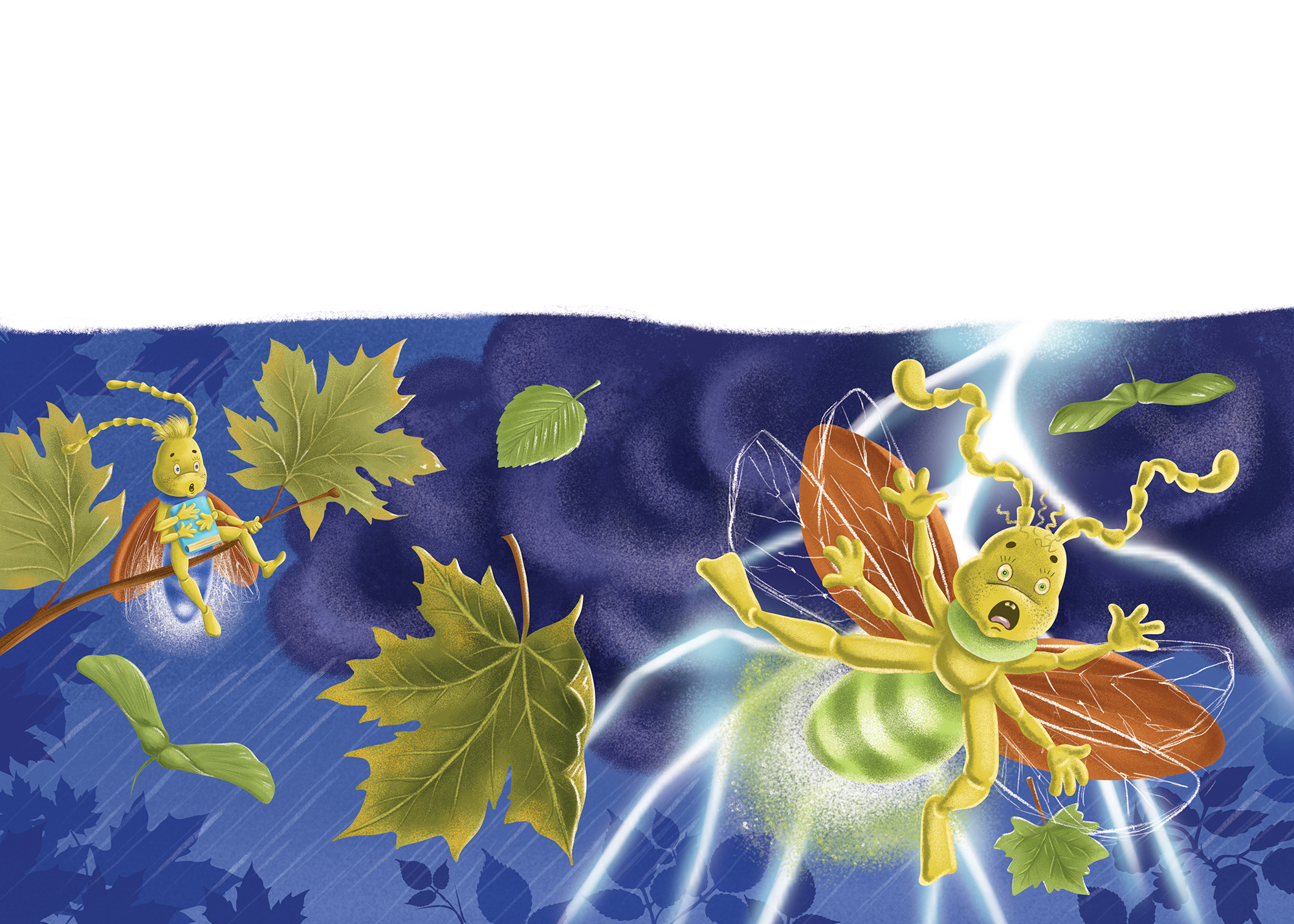 Приключения светлячков. Молния