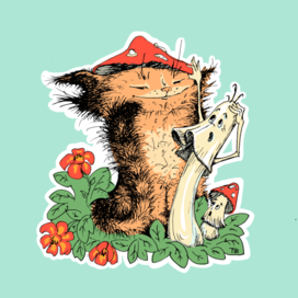 Кот-хулиган отобрал шляпку