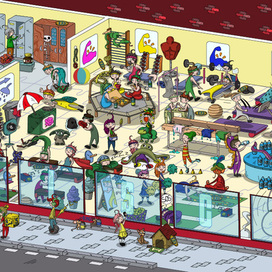 Спортзал в субботнее утро