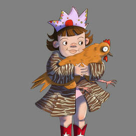 стилизация персонаж с референса