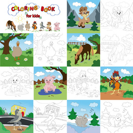 Раскраска для малышей