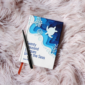 Дизайн книжной обложки в технике Paper-cut