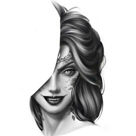 Девушка дракон