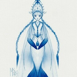 ❄︎Концепт снегурочки-русалочки❄︎