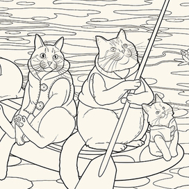 Альбом для раскрашивания "Переславский сувенир".