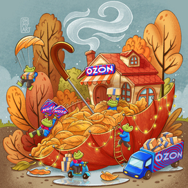 Осенние баннеры для OZON