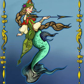 Мермай на тему Русские народные сказки. Царевна лягушка 