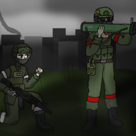 Русские солдаты 