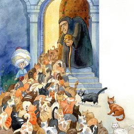 Маленький Мук и стауха кошатница