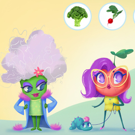 Овощные персонажи