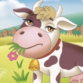 Забавные коровки