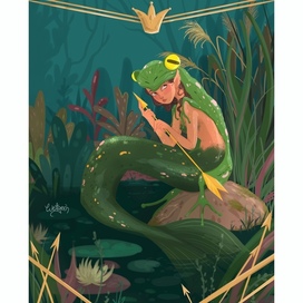 Царевна Лягушка в образе русалки