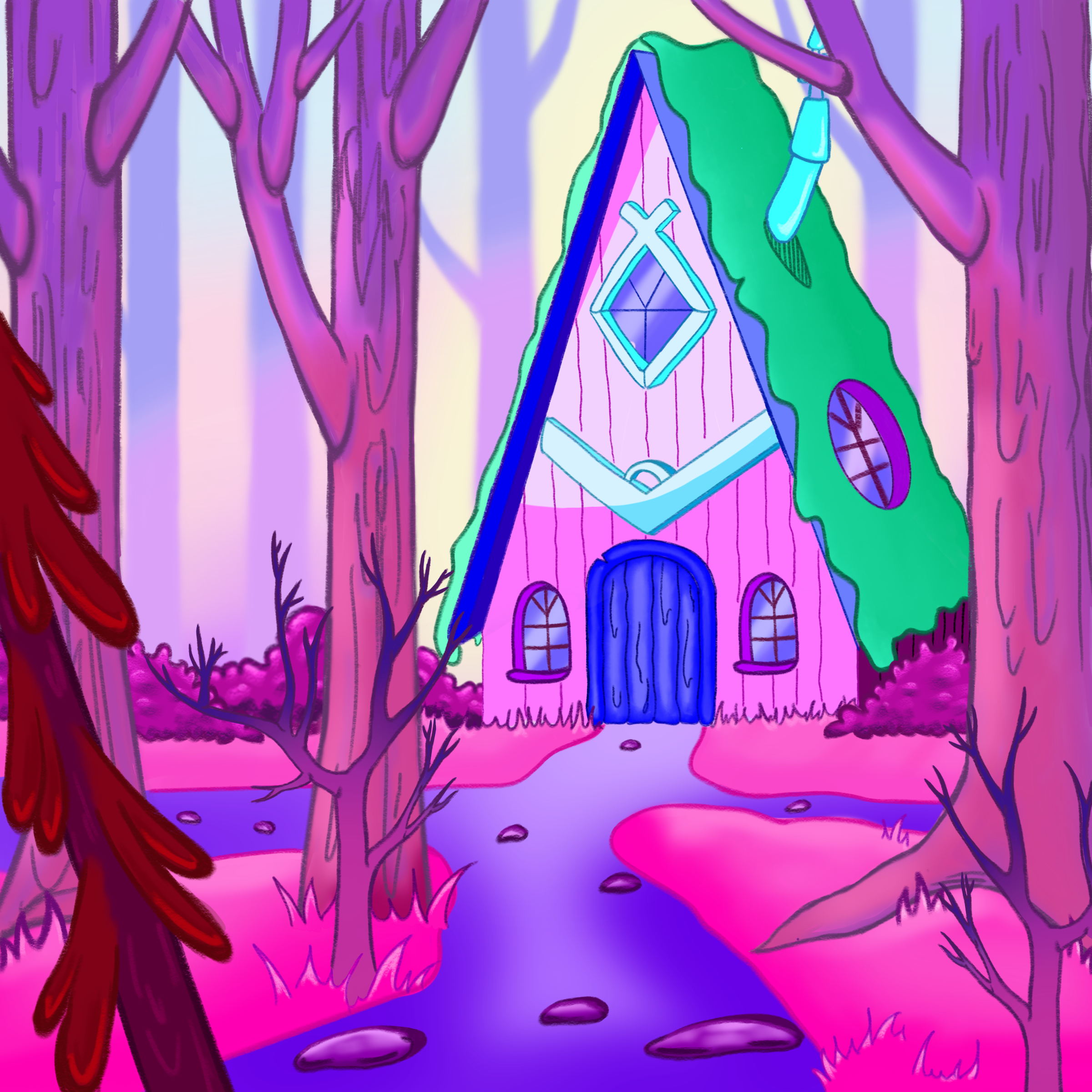 Хижина в лесу