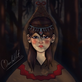 Девушка в лесу