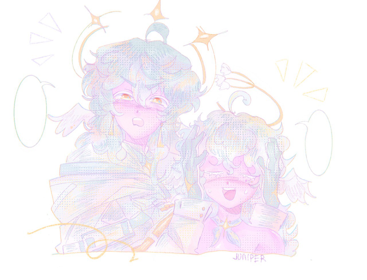 Брат и сестричка ангелочки