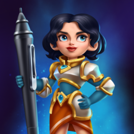 Персонаж в казуальном стиле