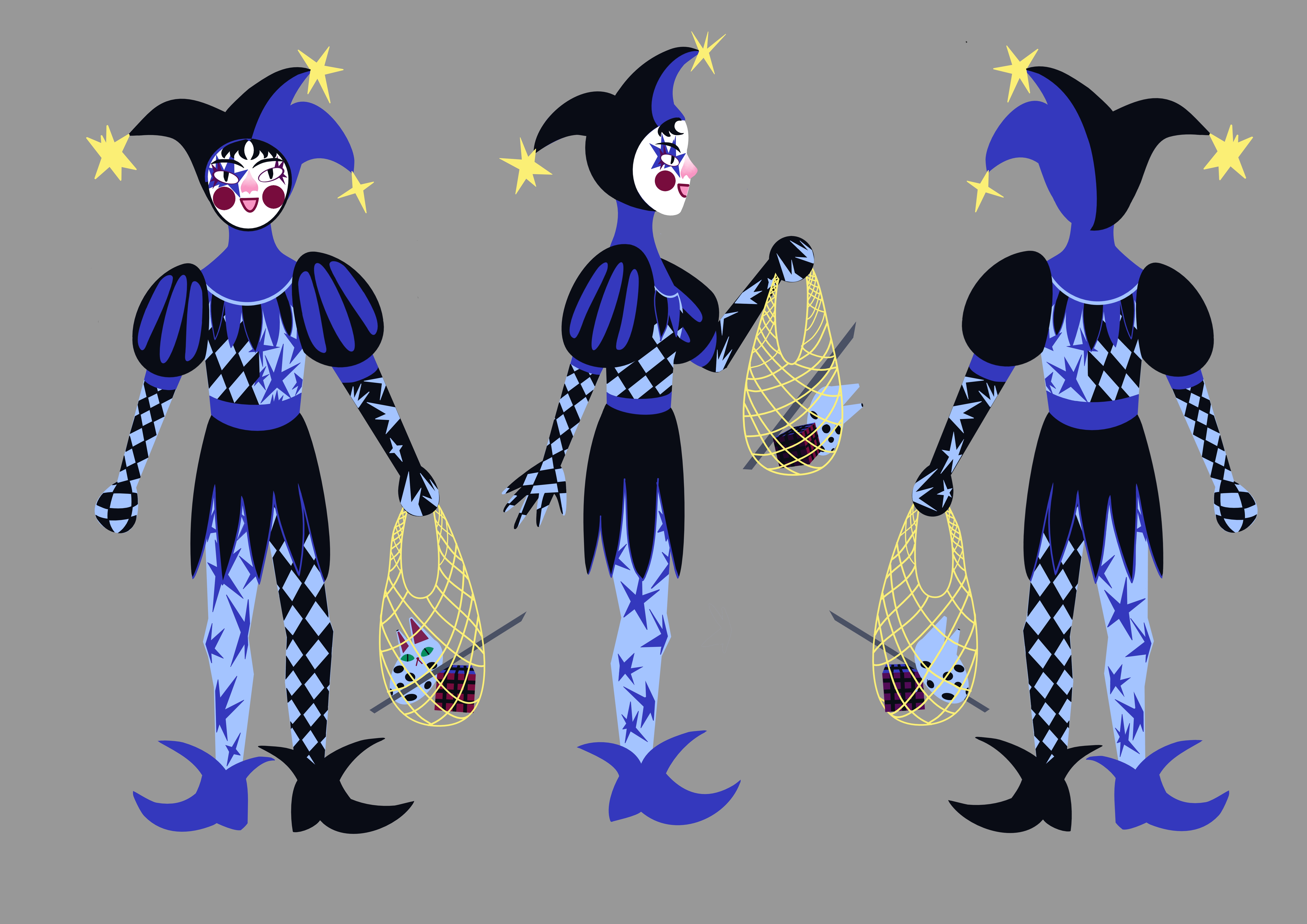 Концепт-арт скоморошки Таси