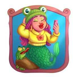 Русалочка принцесса лягушка