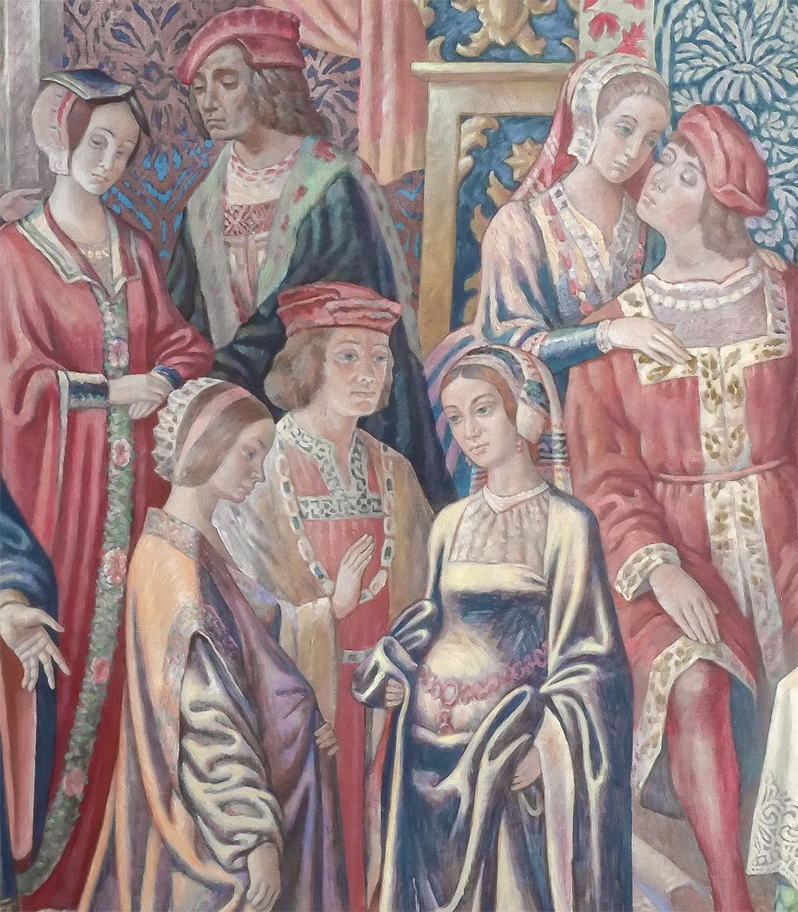 Триптих «Эмблема Сословий»: Соблазн.(фрагмент картины)