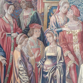 Триптих «Эмблема Сословий»: Соблазн.(фрагмент картины)