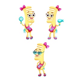 Бренд-персонаж для детской парикмахерской