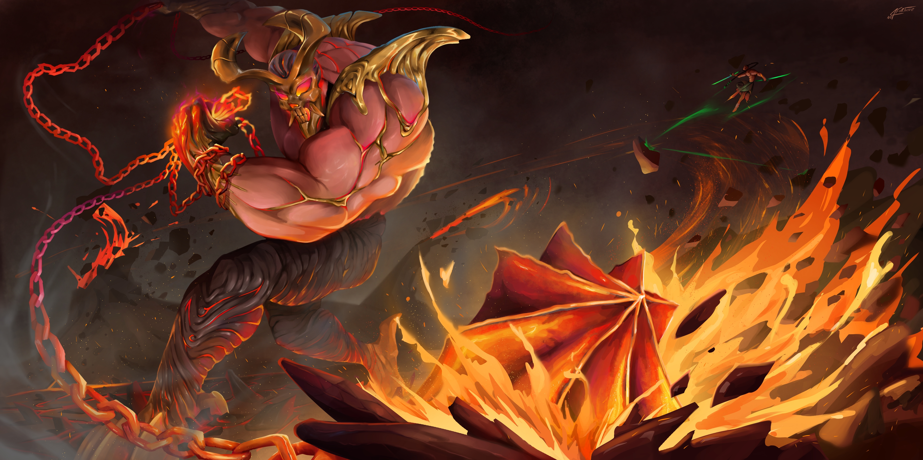 Битва с Демоном #1