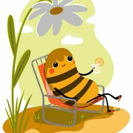 Пчелка на отдыхе