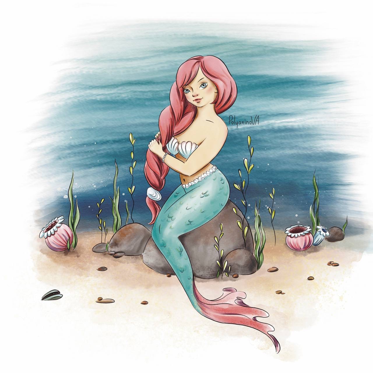 Иллюстрация Русалочка