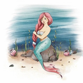 Иллюстрация Русалочка
