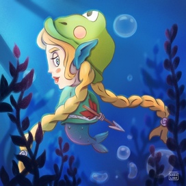 Иллюстрация «Царевна-лягушка»