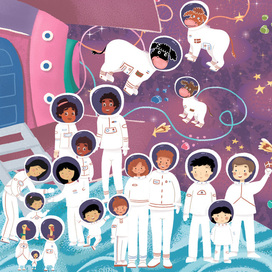 Разворот детской книги