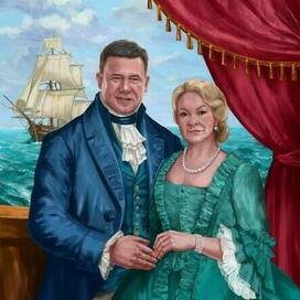 Семейный портрет в исторических костюмах