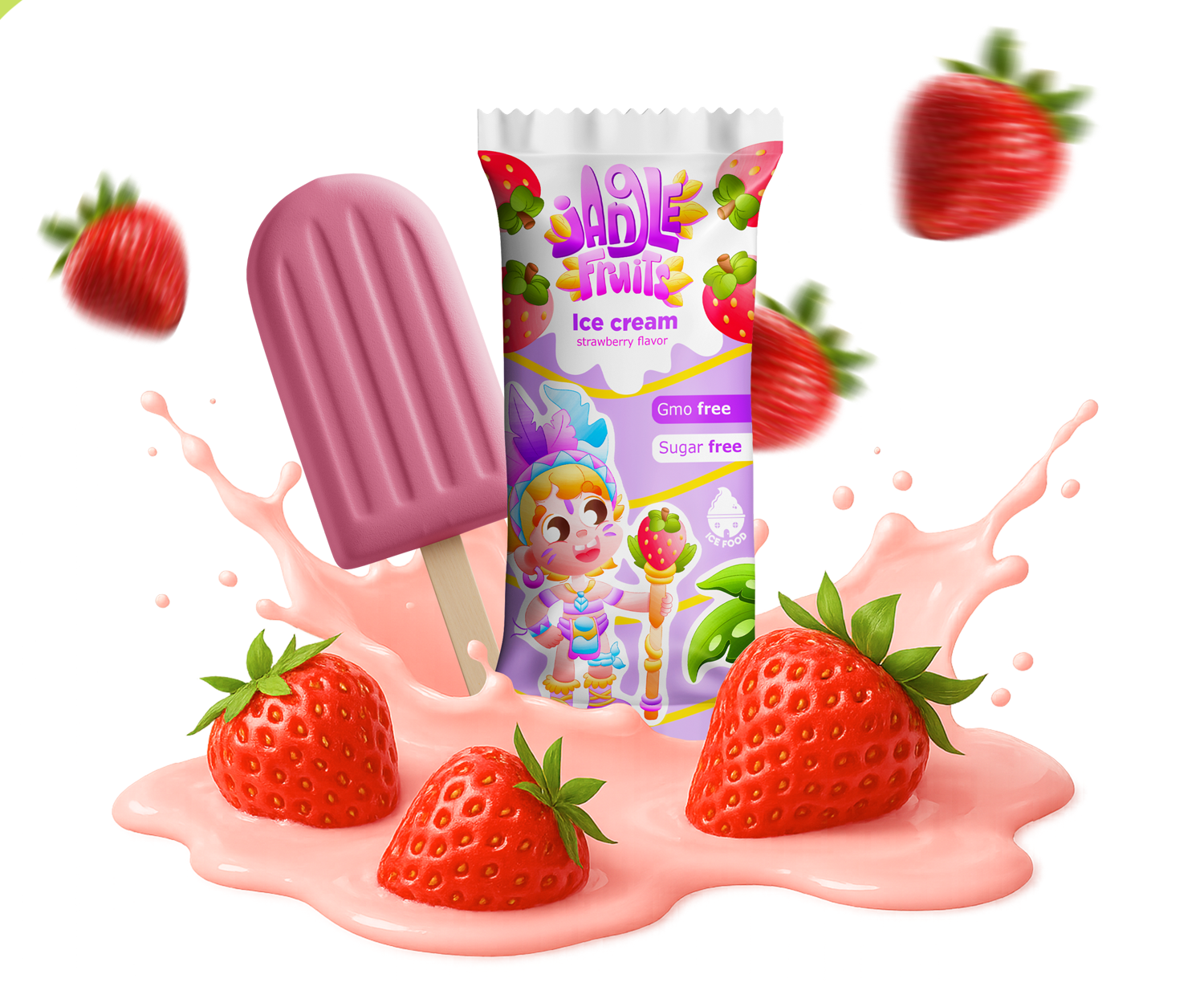 Дизайн упаковки для детского мороженого