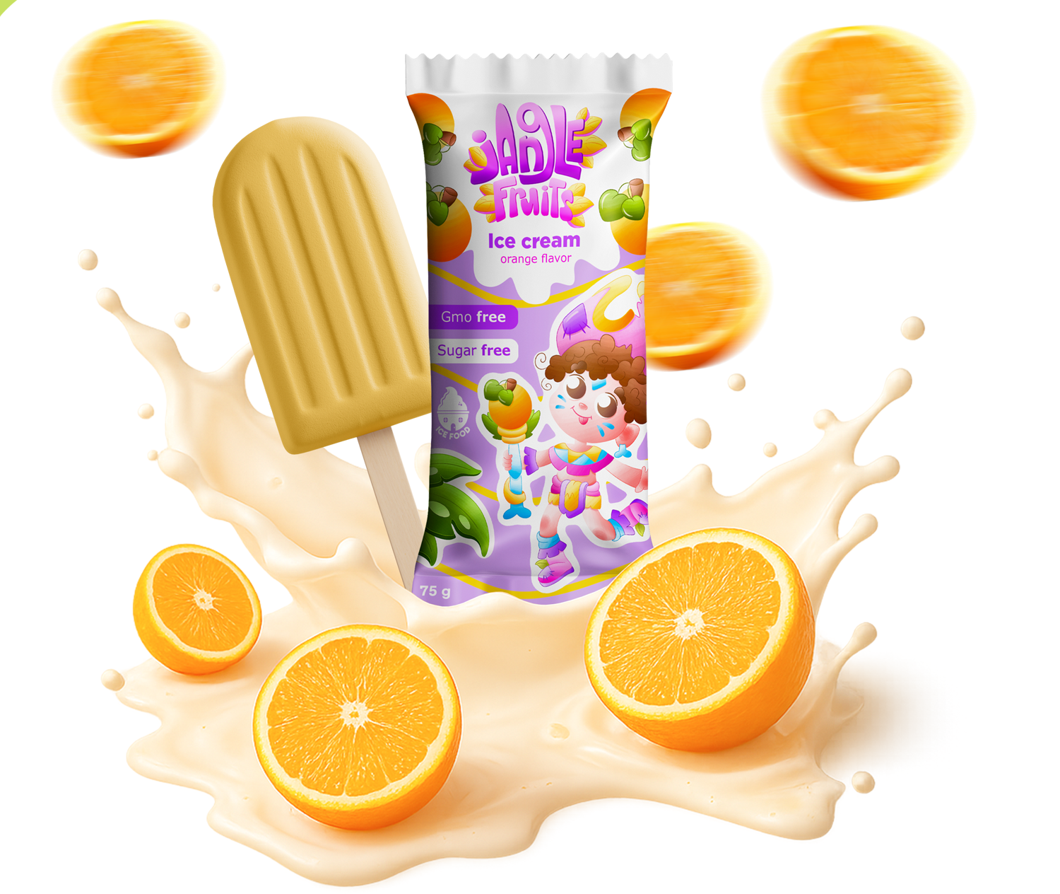 Дизайн упаковки для детского мороженого