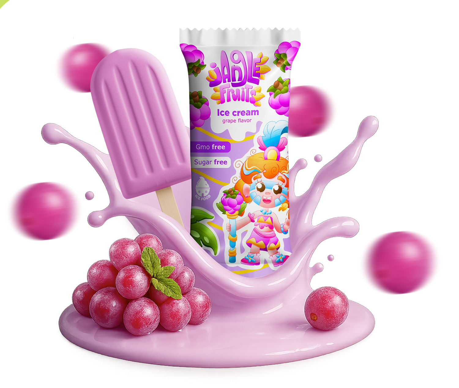 Дизайн упаковки для детского мороженого