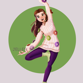 Бренд персонаж для йога-центра