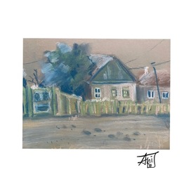 «Дом и деревянный забор»