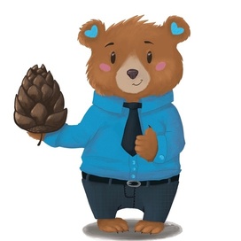 Мишка в костюме