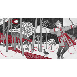 Иллюстрация к книге "Югорно. Песнь о вещем пути: эпос мари"