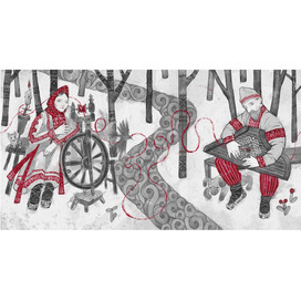 Иллюстрация к книге "Югорно. Песнь о вещем пути: эпос мари"