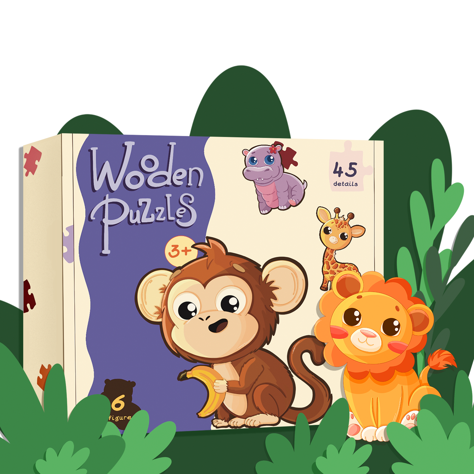 упаковка для детских пазлов