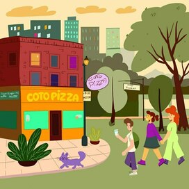 Флэт иллюстрация