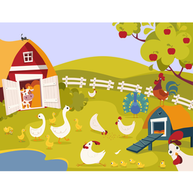 Птичий двор или лето в деревне